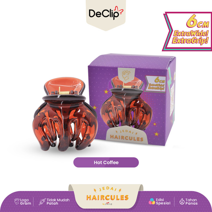Jedai Haircules Declip Original Gigi 5 ukuran 6cm Warna Hot 
