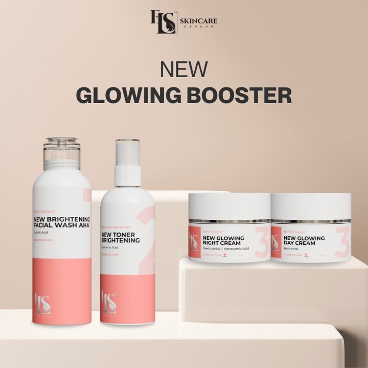 LS SKINCARE PAKET SKINCARE BPOM NEW GLOWING BOOSTER PERAWATA