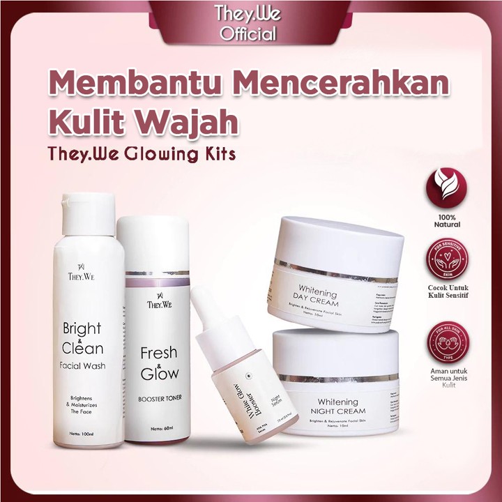 They.We - Paket Whitening Skincare Glowing BPOM