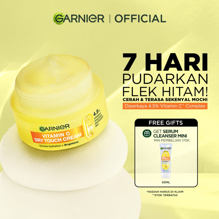 [GAJIAN SALE] GARNIER Mochi Dry Touch Cream 50ML Moisturizer