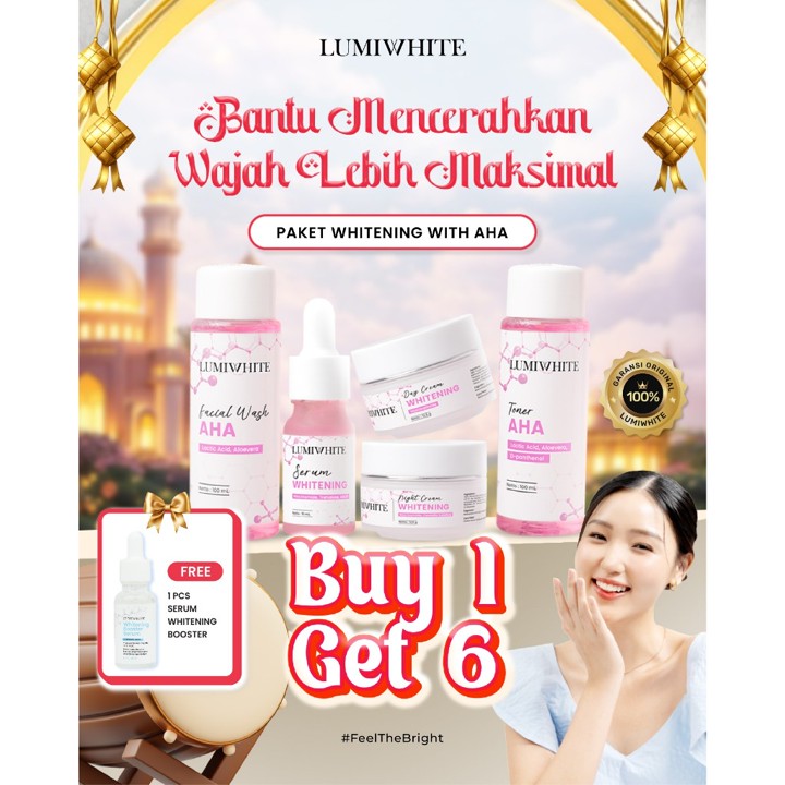 LUMIWHITE - Paket WHITENING Series Lengkap(FREE 1 WHITENING 