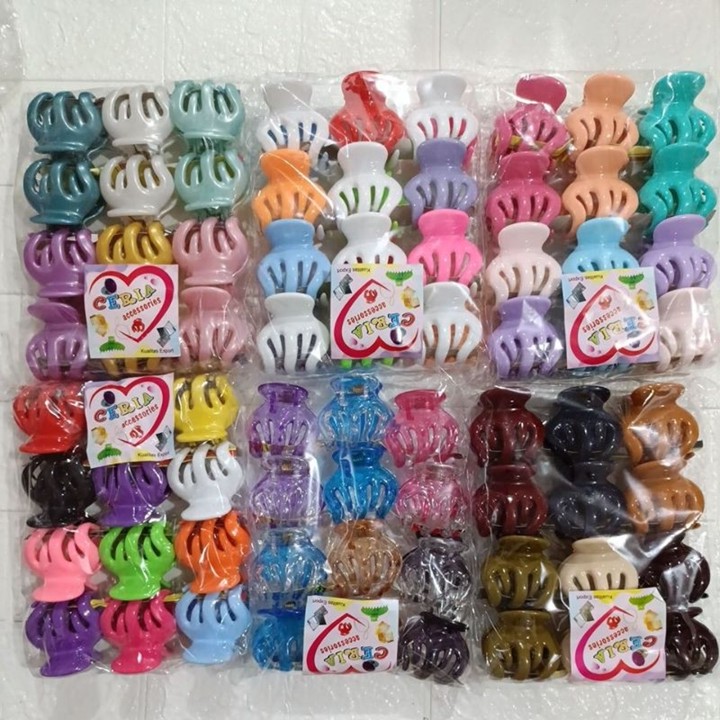 Jedai rambut/jepitan rambut 5 cm cakar 5 isi 12 pcs
