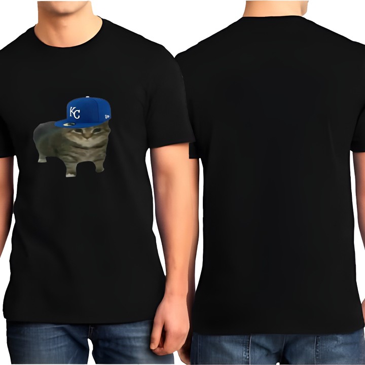 Kaos Kucing Akmal Ilham - Meme Lucu Unisex DTF