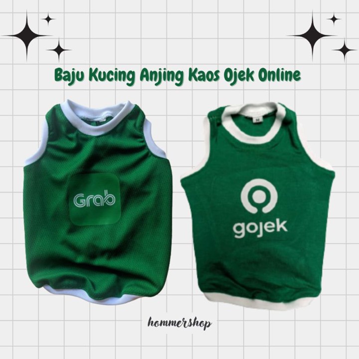 Baju Kucing Anjing Kaos Ojek Online