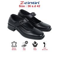 terbaru - zeintin - sepatu paskibra wanita pantofel wanita kasual formal fashion sepatu kerja wanita zo heels shoes
