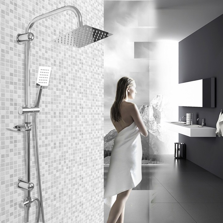 Homeneeds Wall Mounted Shower Paket Lengkap Shower Kotak Bah