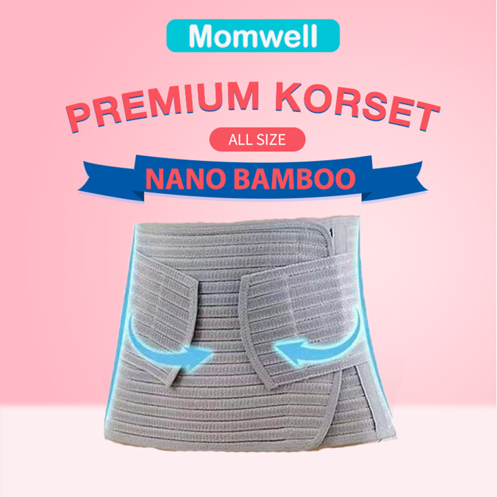 Momwell - Korset Postpartum Bamboo - Korset Bamboo Pasca Mel
