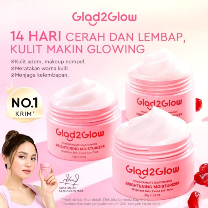 Glad2Glow [Ready Stock] POMEGRANATE 5% NIACINAMIDE BRIGHTENI