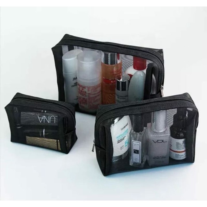 Mest pouch Tas kosmetik Makeup Tempar peralatan Mandi Travel