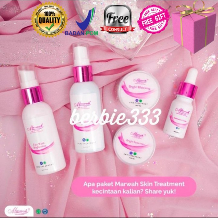 Marwah Baru Ecer || Paket || Bright / Aging / Acne / Platinu
