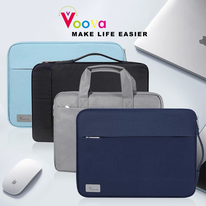 ZIKEE/VOOVA Tas Laptop Sleeve Canvas, Soft Case Cover, Tas L