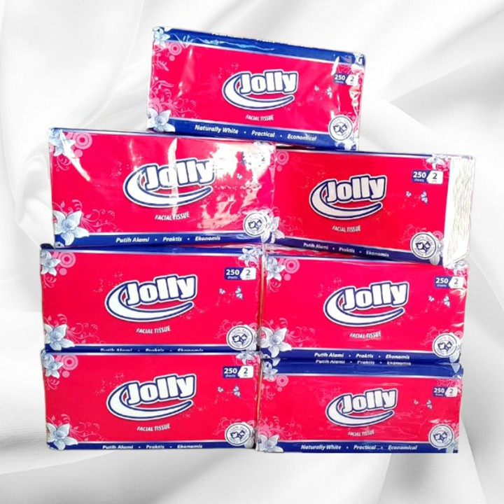 TISSUE JOLLY 250 Sheets 2 Ply Tisu CLEAN PLUS 180 Sheet 2 pl