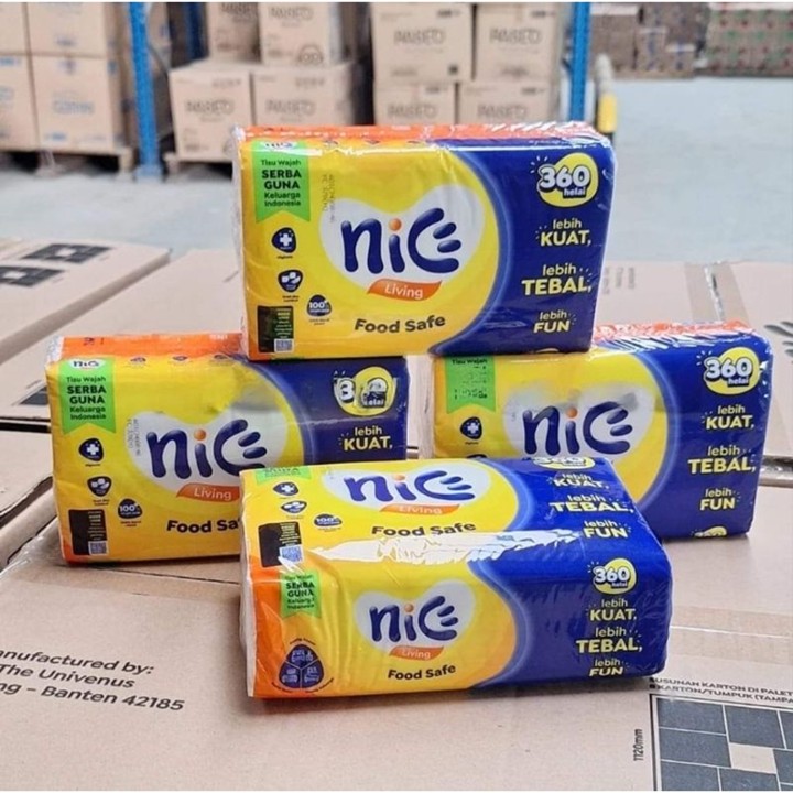 PROMO Tisu Nice 180 Sheet 360 helai / 2 Ply, Tissue Facial [