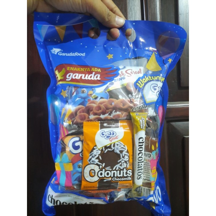 Paket Snack Ulang Tahun Gery / Garuda / Oishi