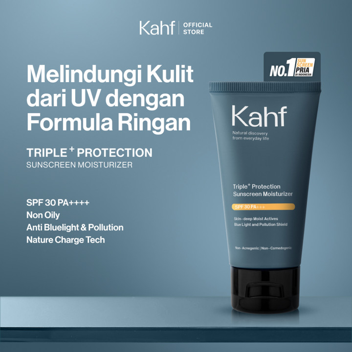 Kahf Sunscreen Moisturizer Triple+ Protection SPF 30 PA+++ 3