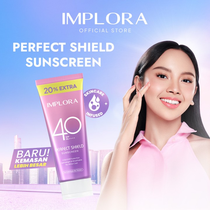 Implora Perfect Shield Sunscreen SPF 40 PA++++ | Sunblock Wa