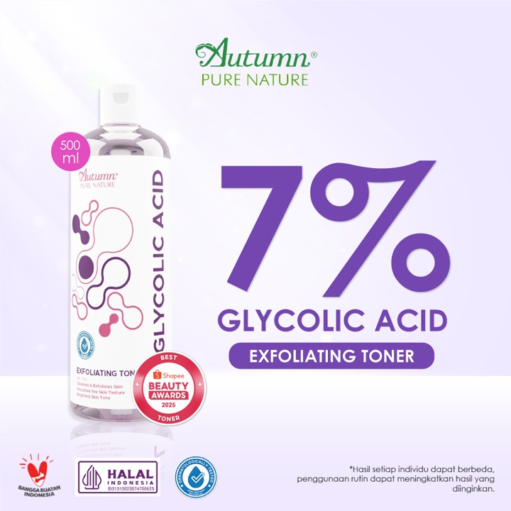 Autumn 7% Glycolic Acid Exfoliating Toner (AGET 500ML)