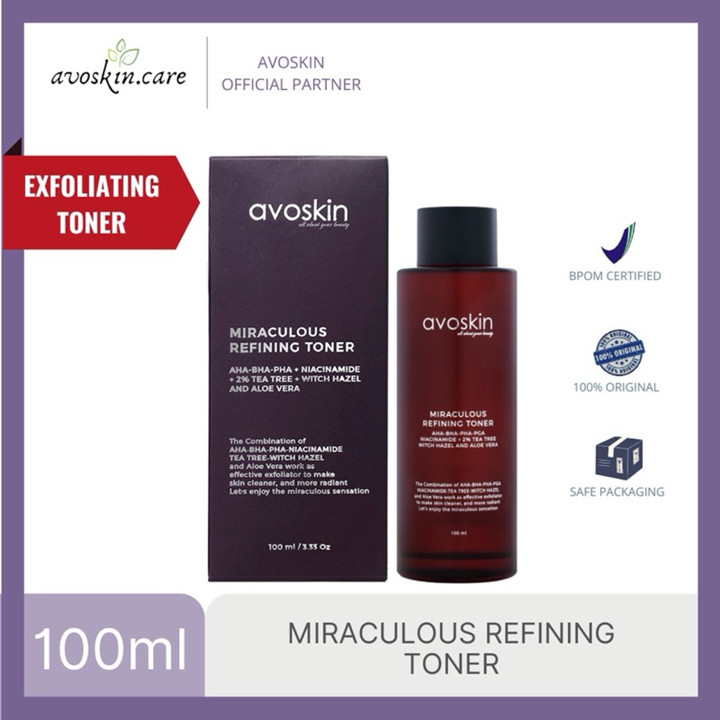 Avoskin Miraculous Refining Toner [Exfoliating Toner] AHA BH