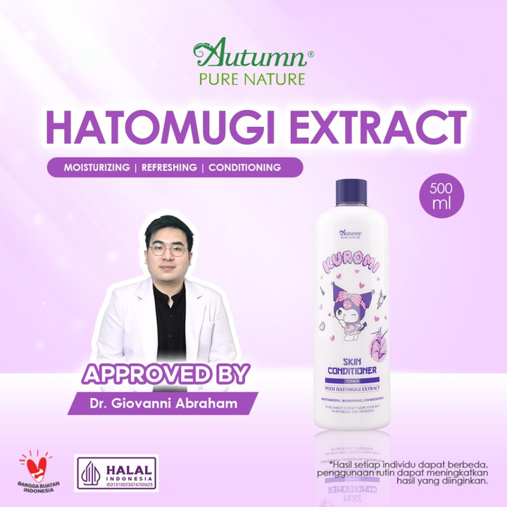 Autumn Toner Skin Conditioner With Hatomugi Extract 500ml (F