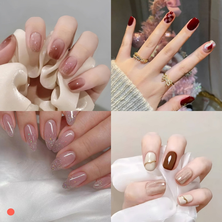 3D kuku palsu nail art pernikahan fashion acrylic multi-desa