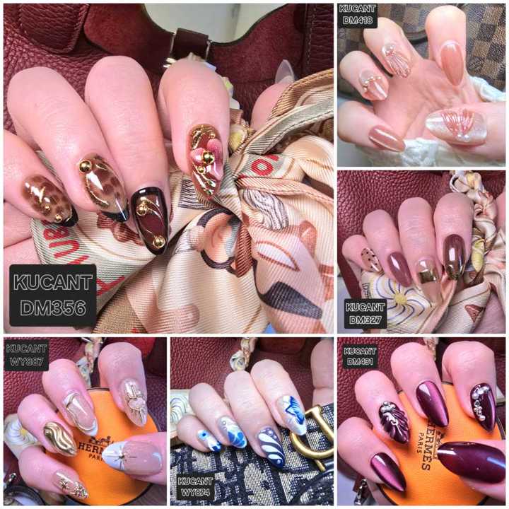 KUPAL FYP DISINI MOTIF BARU - Kuku Cantik 10pcs set Kuku Pal