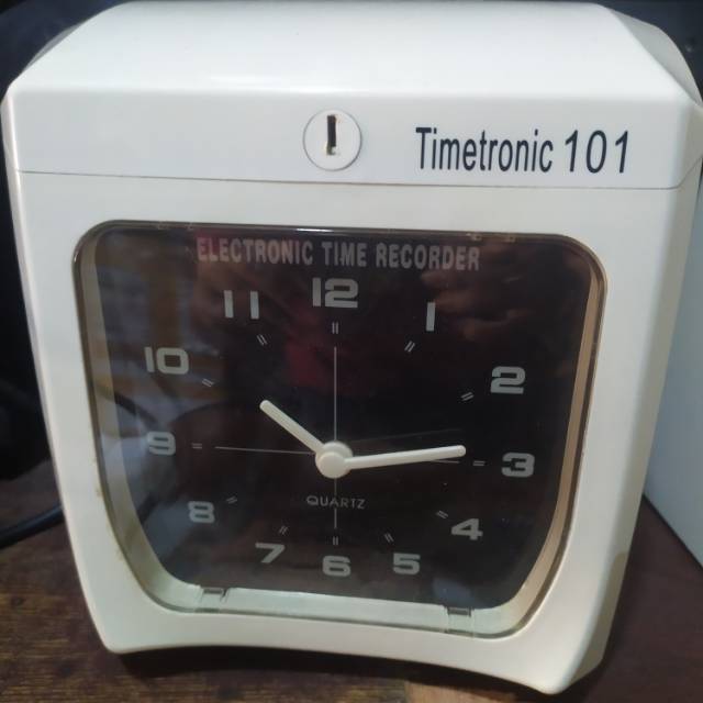 Mesin absen karyawan manual timetronic normal tidak ada kend