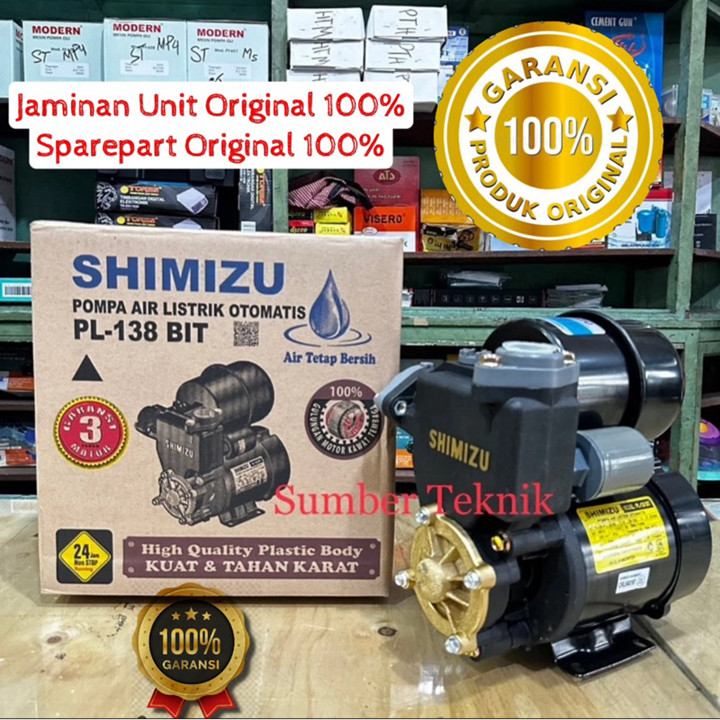 Pompa Air Shimizu PL 138 Bit Otomatis Original 100%