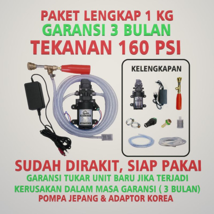 Alat Cuci Motor AC Mobil HIRO 160 PSI Mesin Steam Power Spra