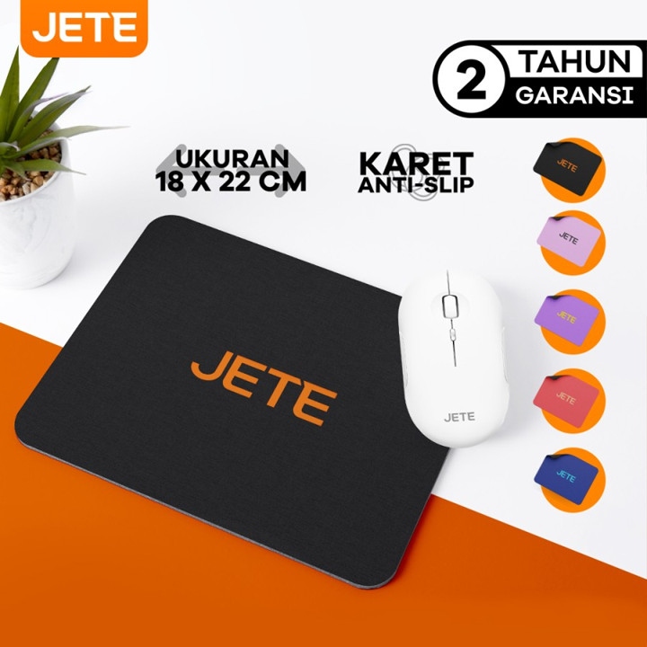 JETE 01 Mousepad Universal untuk Kantor/Gaming Anti Slip (18