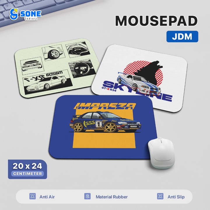 Mouse Pad JDM Series Car Culture / Mousepad Gaming / Alas Mo