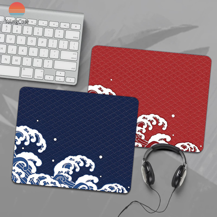 Mousepad Gaming Deskmat Keyboard Pad Anti Slip Mini Black Wh