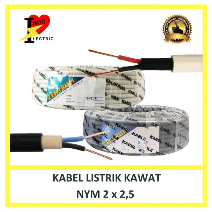 Kabel Listrik Kawat NYM 2 x 2.5 (30 Meter)