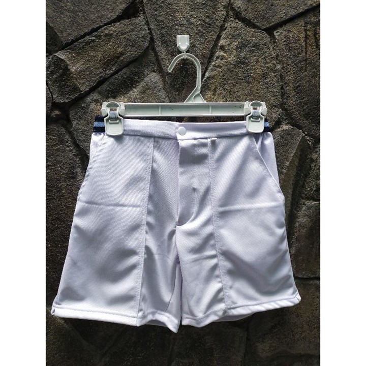 Celana pendek lotto putih polos /celana badminton/celana tes