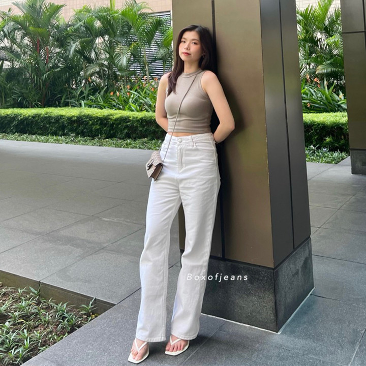 Boxofjeans - Hotty Cullote Jeans - WHITE