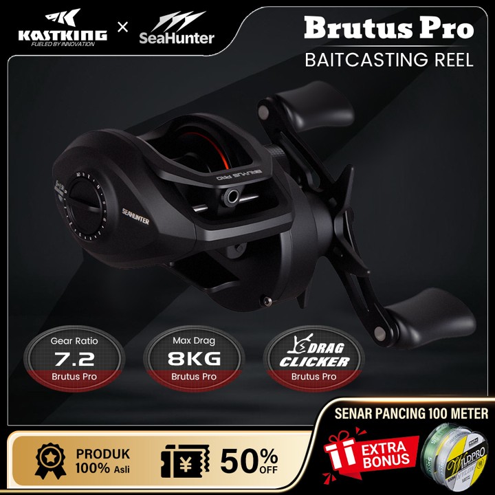 [OFFICIAL] KASTKING x SeaHunter Brutus Pro Reel BC Reel Cast