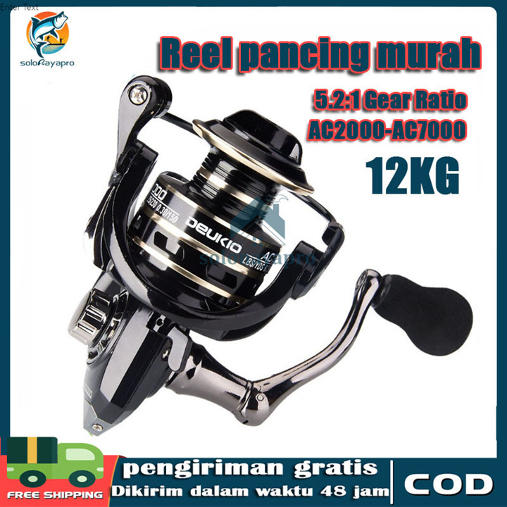 Reel pancing deukio spool metal ac2000-7000 spinning reel ma