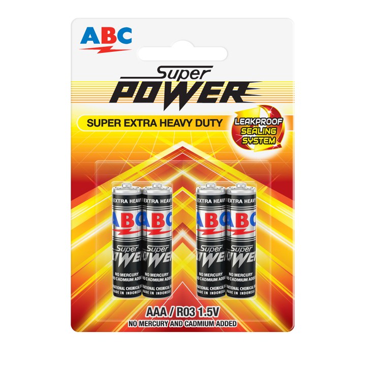 ABC Baterai R03 (A3) SPW 4B