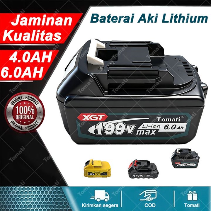 Tomati 199V/149V Baterai Kunci Pas Listrik Polimer Lithium G