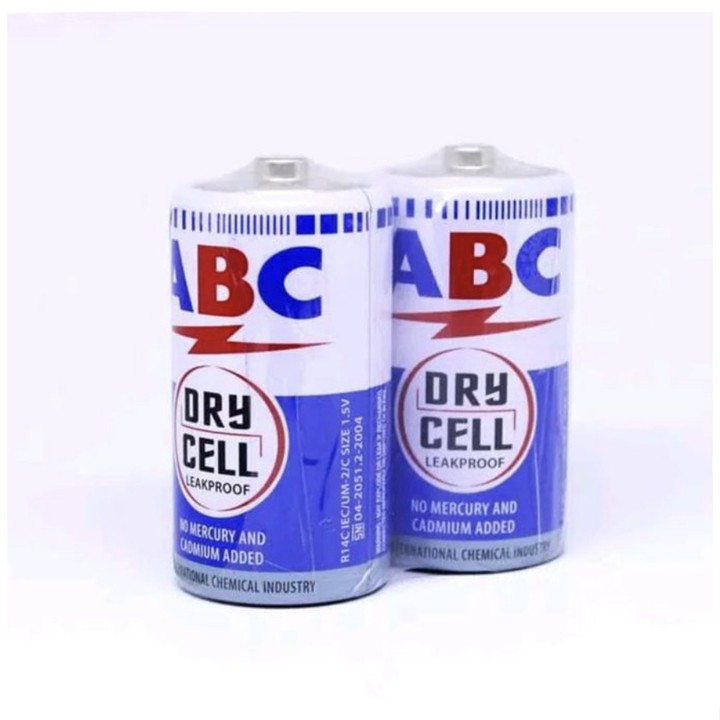 Battery ABC General Purpose R14/ Ukuran Tanggung Biru (isi 2