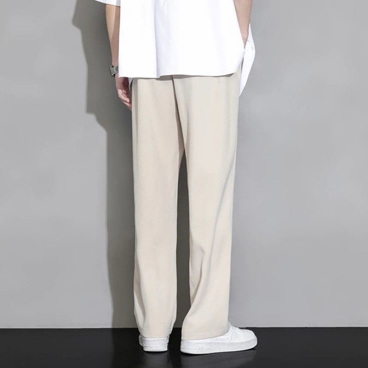 OSANAWEAR Celana Pria Formal Bahan Premium Loose Pants Cream