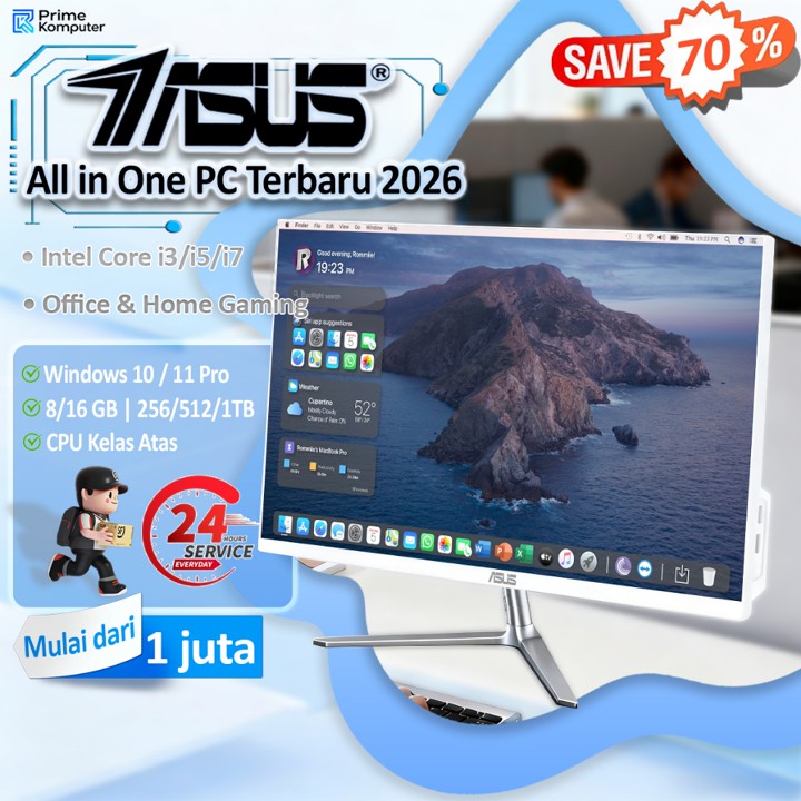 ASUS Komputer Full PC All in One 2026 Baru Terbaru Core i3/i