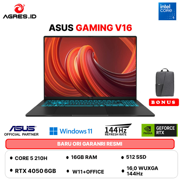 ASUS GAMING V16 V3607VU CORE 5 210H RTX4050 6GB/ 16GB 512GB 
