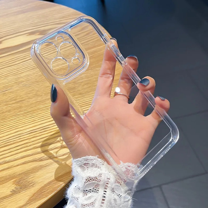 PKU STORE SoftCase Clear FULL COVER for iPhone 16 Pro Max E 