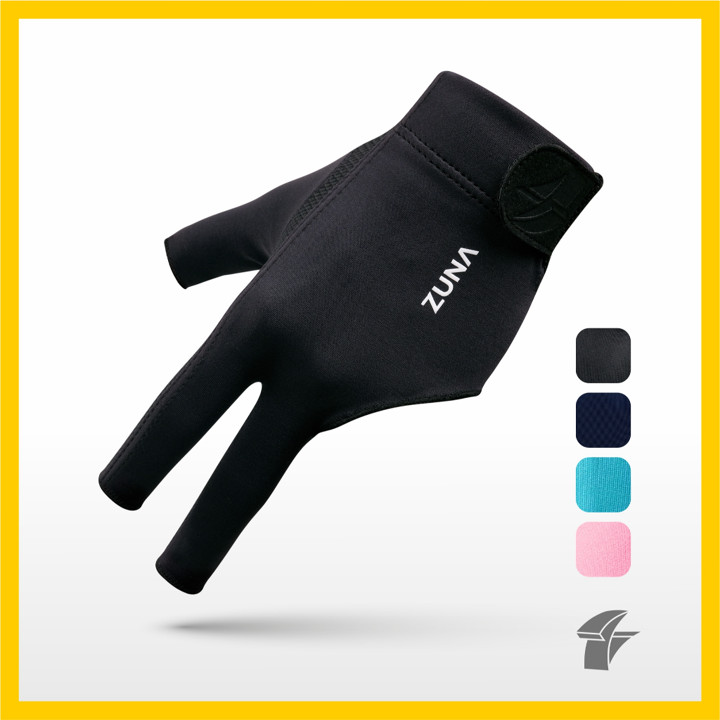 Zuna Gloves Billiard Unisex Half Finger Welly / Sarung Tanga
