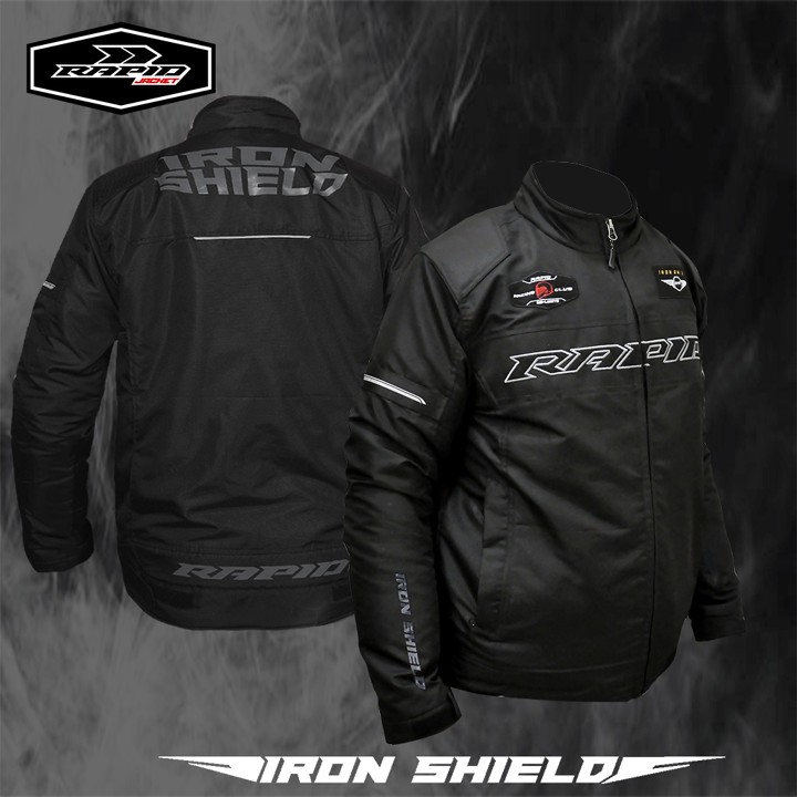 Jaket motor touring premium RAPID  IRONSHIELD jacket reflekt