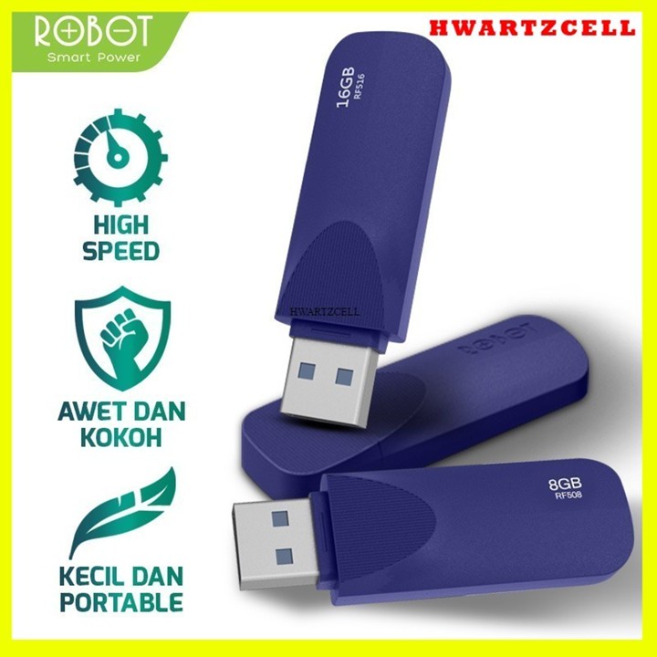 [HWARTZ] Flashdisk Robot Original RF504 4gb RF508 8GB RF516 