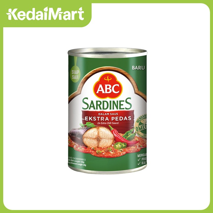 Sarden ABC Saus Extra Pedas 155 Gram