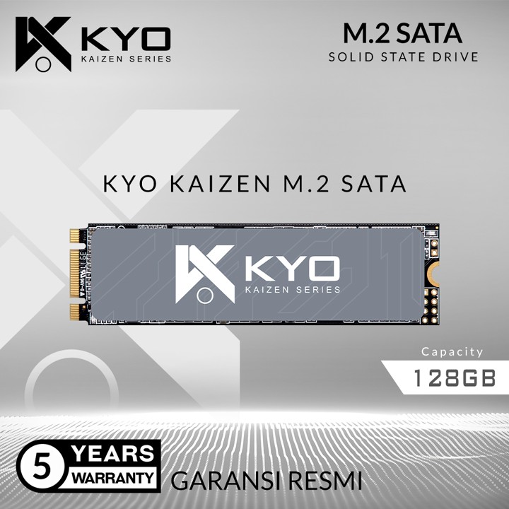 SSD M2 SATA / M.2 SATA / M2SATA 128GB KYO KAIZEN RESMI (GARA
