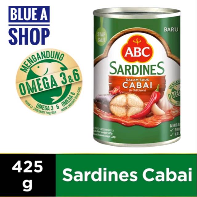 Abc Sarden Chilli 425gr