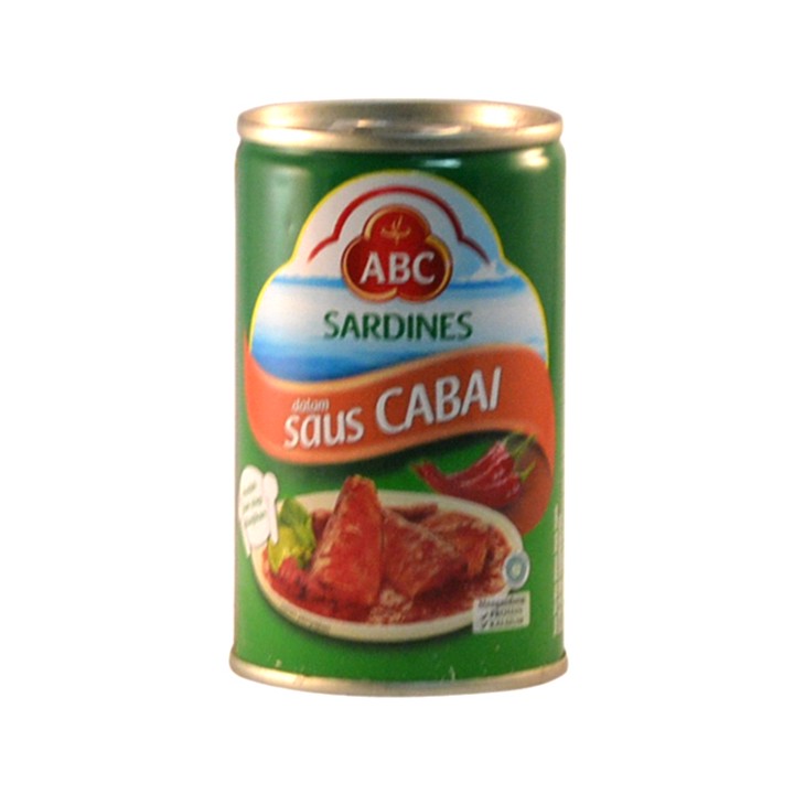 Abc Sardines Chilli Sauce Klg 155Gr